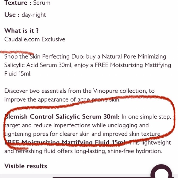 Caudalíe Vinopure 2 cleansers and 1 serum - Picture 3 of 3